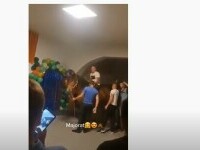 Imagini virale: Un cal a fost adus la o petrecere, într-un cămin cultural din Brașov. VIDEO