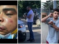 Video. Trapperul MobTrap ar fi fost bătut în fața unei secții de poliție din Cluj-Napoca