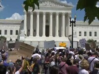 Proteste masive în SUA după ce a fost anulat dreptul la avort. Două state au anunțat că nu vor modifica legea