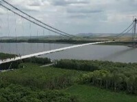 Brăila: Ultimul element de pe podul de peste Dunăre a fost ridicat pe poziție. Când se va putea circula