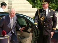 Regele Charles al III-lea a ajuns în România. Klaus Iohannis l-a primit la Palatul Cotroceni