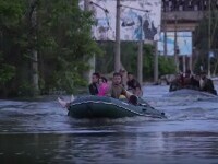 Rușii trag asupra salvatorilor, după distrugerea barajului Nova Kahovka. Ar putea fi un dezastru ecologic în Marea Neagră