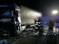 Tragedie pe autostrada A1. Doi tineri, de 20 și 22 de ani, au murit într-un accident înfiorător