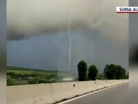 Ce era, de fapt, tornada apărută în Cluj. Cum s-a produs fenomenul ciudat de pe lacul Mărtinești
