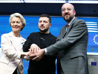 zelenski, von der leyen, charles michel