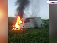 Dubă incendiată