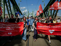 protest la Budapesta
