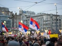 protest in serbia