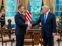 Karol Nawrocki și Donald Trump, în Biroul Oval