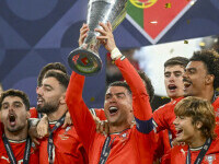 Portugalia a câştigat Liga Naţiunilor învingând Spania la lovituri de departajare. Cristiano Ronaldo a ridicat trofeul. FOTO