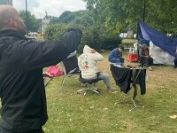 romani corturi londra