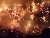 Incendiu de proporții la o groapă de gunoi din Galați. Pompierii s-au luptat peste 24 de ore cu flăcările