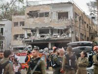 israel, atac cu rachete, soldati, ruine