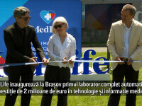 (P) MedLife inaugurează la Brașov primul laborator complet automatizat, o investiție de 2 milioane euro