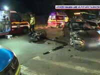 Motociclist accidentat în Voluntari. Un șofer nu i-ar fi dat prioritate. În ce stare se află