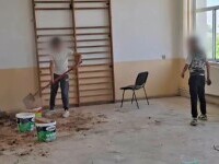 Elevi puși să muncească în schimbul unei medii de trecere, în Dolj. „Copiii erau cu roabele, cărau molozul”