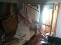O butelie a explodat într-un apartament din Hunedoara. Trei persoane au fost rănite în urma deflagrației