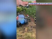 Mai avea puțin și ajungea acasă. Șofer grav rănit, într-un accident din Vaslui
