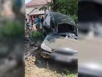 Carambol pe DN25 în Galați, provocat de o depășire riscantă. Patru mașini au fost spulberate