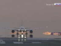 Șase avioane au avut dificultăți la aterizare din cauza furtunilor de vineri seara. Ce au fost nevoiți să facă pasagerii