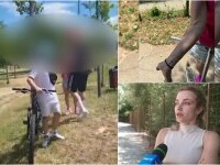 Scandal între părinți, într-un loc de joacă din Cluj. O femeie acuză că a fost strânsă de gât și bătută de tatăl unui copil