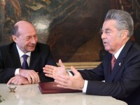 Traian Basescu si Heinz Fischer