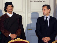 Muammar Gaddafi si Nicolas Sarkozy