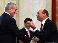 Calin Popescu Tariceanu si Traian Basescu