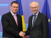 Herman Van Rompuy si Mihai Razvan Ungureanu