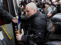 Fostul premier rus Boris Nemtsov si alti 100 de oameni, arestati dupa un protest anti-Putin