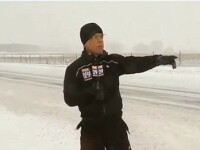 Un reporter din SUA a fost ingropat in zapada, in timp ce filma la un reportaj. VIDEO