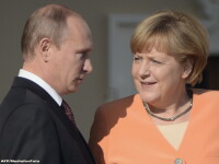 Criza in Ucraina. Merkel vorbeste de o anexare a Crimeei de catre Rusia, in timp ce Ianukovici isi anunta revenirea la Kiev