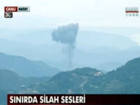 Un avion sirian a fost doborat de fortele aeriene turcesti exact in timpul transmisiei LIVE a unui jurnalist turc