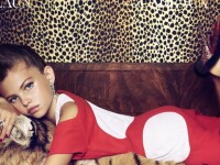 Thylane Blondeau, fetita care la 10 ani aparea pe coperta Vogue, e in centrul unei alte controverse. Cum a pozat