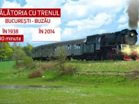 Experiment Stirile ProTV. In cat timp ajungi acum de la Bucuresti la Buzau cu trenul si cat dura aceasta calatorie in 1938