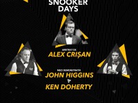 Campionii mondiali John Higgins si Ken Doherty versus jucatori romani. Spectacol de snooker la Cluj