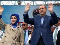 Emine Erdogan, Recep Erdogan - AGERPRES