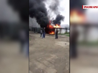 incendiu garaj Timisoara