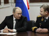 Vladimir Putin si Viktor Sirkov, seful flotei ruse