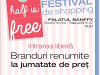 Iubitoarele de moda au motive de bucurie. La Cluj-Napoca va avea loc in weekend Festival de shopping „Half is Free”