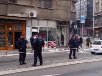 Un barbat s-a aruncat in aer in centrul Belgradului. Ce spun autoritatile despre posibilitatea unui atentat