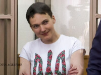 Nadia Savcenko, condamnata la 22 de ani de inchisoare. Gestul pilotului ucrainean in momentul aflarii sentintei