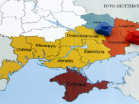 Bild: Estul Ucrainei, guvernat ca o regiune a Rusiei. 