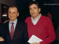 Petre ROman si Ion Iliescu la prima sedinta FSN
