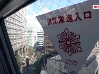Salvarea in caz de dezastru. Ce reprezinta abtibildul cu triunghi rosu care este pus pe ferestrele cladirilor din Japonia