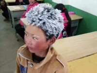 ”Elevul cu părul de gheață”, dat afară de la noua sa școală