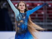 O fetiță de 13 ani a scris istorie în patinajul mondial. Antrenorul ei și-a pus mâinile în cap