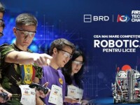 Elevii de liceu învaţa să construiască roboţi în cadrul celui mai mare concurs de profil din România