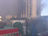 Incendiu uriaș într-un hotel din Filipine. 300 de persoane au fost evacuate