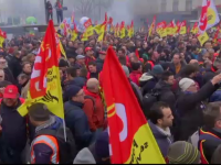 Franţa, blocată de grevele sindicaliştilor nemulţumiţi de reformele economice ale lui Macron